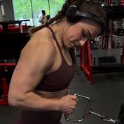 18 years old Powerlifter Joy Workout muscles