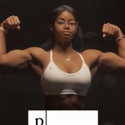 18 years old Fitness girl Ashley Workout muscles