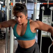 19 years old Fitness girl Suprity Workout muscles
