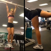 16 years old Fitness girl Shelby Workout