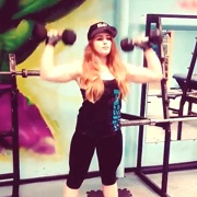18 years old Powerlifter Julia Workout