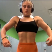 17 years old Fitness girl Madison Posing