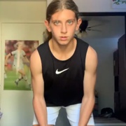 12 years old Soccer girl Amanda Workout muscles