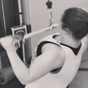 16 years old Bodybuilder Denise Back workout