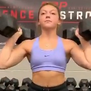 13 years old Crossfit Brooklynn Workout muscles
