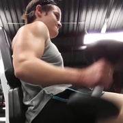 17 years old Fitness girl Bianca Biceps workout