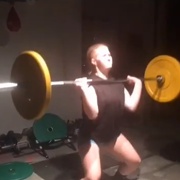 14 years old Fitness girl Torii Weightlifting