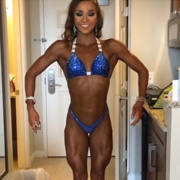 18 years old Fitness girl Aleah Posing Practice