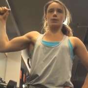 15 years old Fitness girl Ishbel Workout muscles