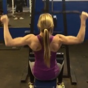 18 years old Fitness girl Lucy Back workout