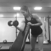 14 years old Fitness girl Madison Biceps workout