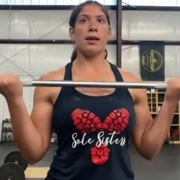 17 years old Crossfit Sabrina Biceps workout