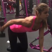 15 years old Fitness girl Madison Workout muscles