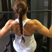 18 years old Fitness girl Eavan Back workout