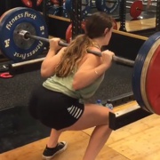 15 years old Fitness girl Ishbel Squats
