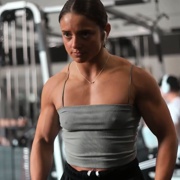 19 years old Fitness girl Taylor Workout muscles