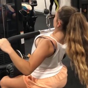 16 years old Fitness girl Ishbel Back workout
