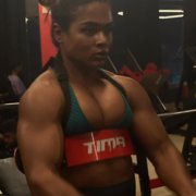 19 years old Fitness girl Suprity Biceps curls