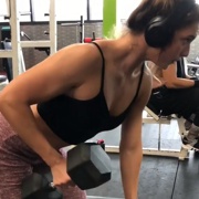 18 years old Fitness girl Erin Workout muscles