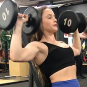 17 years old Fitness girl Ishbel Workout muscles