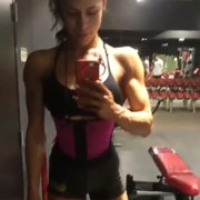 18 years old Fitness girl Beatriz Muscles