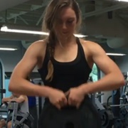17 years old Fitness girl Mia Workout muscles