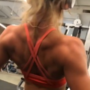 18 years old Fitness girl Hannah Back workout