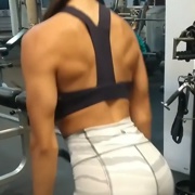 15 years old Fitness girl Ivanna Workout muscles