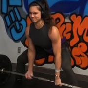 19 years old Fitness girl Erin Deadlifts