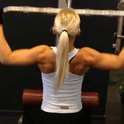 17 years old Fitness girl Camilla Back workout