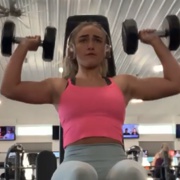 18 years old Fitness girl Sami Workout muscles