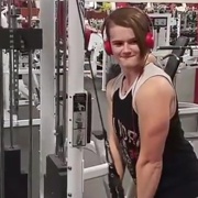 18 years old Fitness girl Bianca Triceps workout