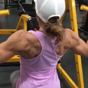 18 years old Fitness girl Kirstie Back workout
