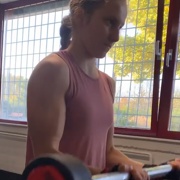 18 years old Fitness girls AnabelMaria Biceps workout