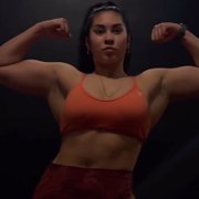 18 years old Fitness girls Erika Workout muscles