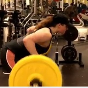 16 years old Fitness girl Mallory Workout muscles