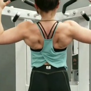 19 years old Fitness girl Olivia Pull ups