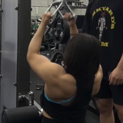 17 years old Fitness girl Amanda Workout muscles